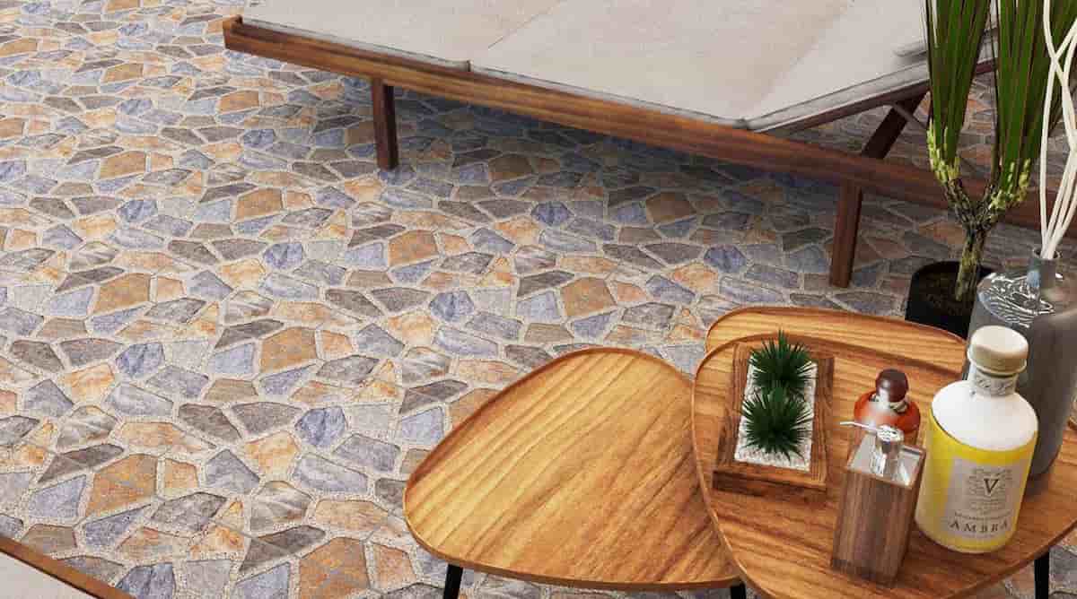 تصویر 3 از سرامیک پرسلان حیاطی مناسب فضای بیرونی